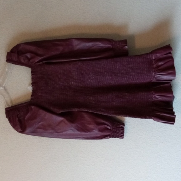 Seven For All Mankind Dress faux leather TAG TAGS TAGS - Picture 7 of 10